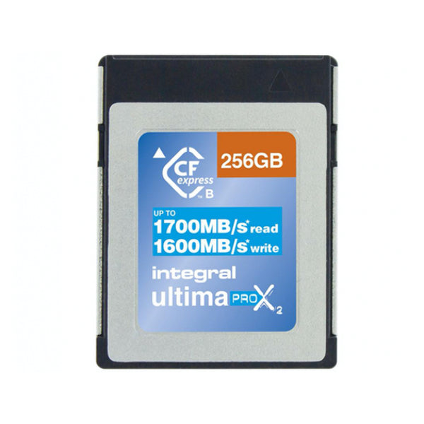 Integral Ultima Pro X2 CFexpress Professional Grade 256GB 1700MB/s Integral Ultima Pro X2 CFexpress Professional Grade 256GB 1700MB/s